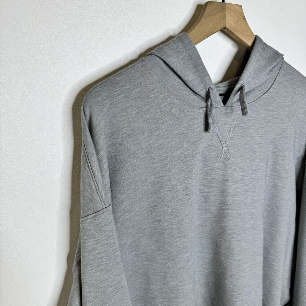 Nike Yoga Dri Fit hoodie hooded sweatshirt gray Pull-over DM7033-073 - Picture 2 of 14